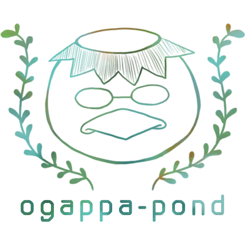 おがっぱ池-ogappa-pond-ロゴマーク